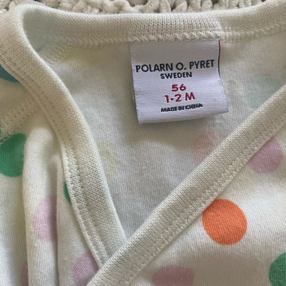 Polarn O Pyret Polka Dot Onesie - Picture 3 of 4